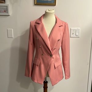 pink blazer